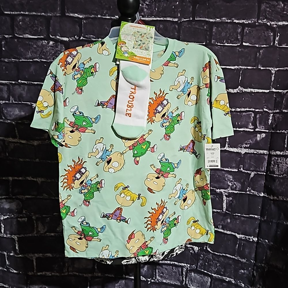 Nickelodeon  Rugrats Set! Shirt and socks size small child 3-5